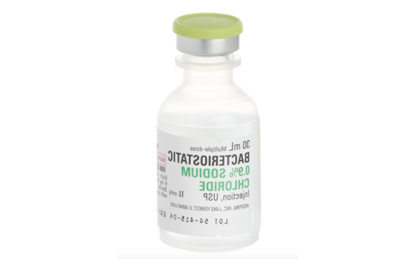 Bacteriostatic 0.9 Sodium Chloride Vial (30ml)