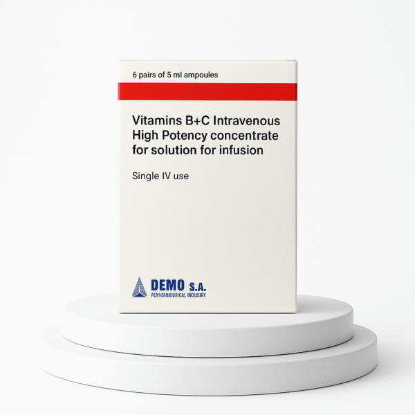 Pabrinex (Generic) Vitamin C & B Inj IV 5ml Pack of 6