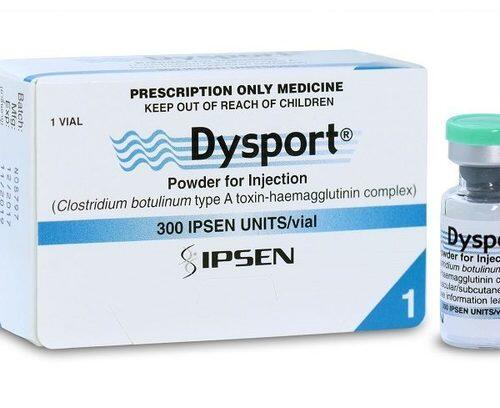 Dysport Botulinium Type A - 300 Units Single Vials Anti-wrinkle Treatment