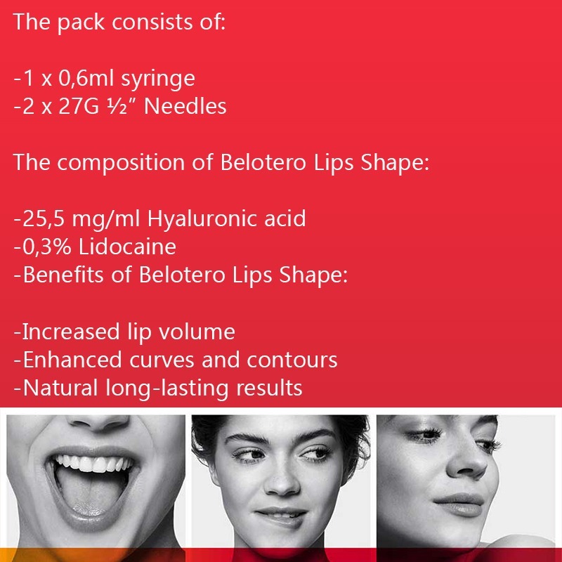 Lip Filler Belotero Lips Shape with Lido - Image 3