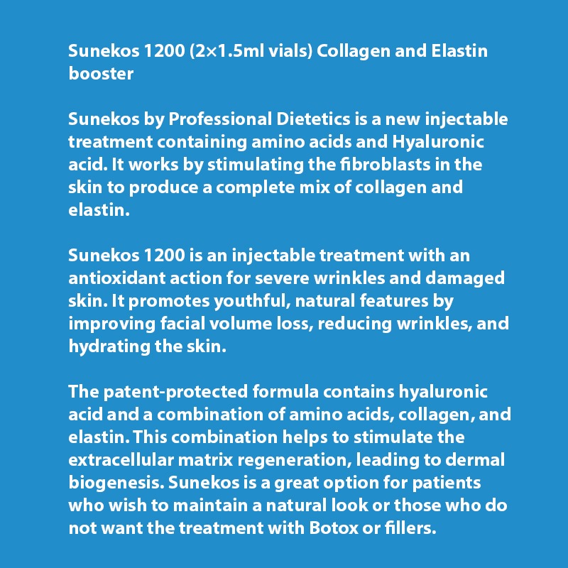 Sunekos 1200 Mesotherapy Revitalisation - Image 4