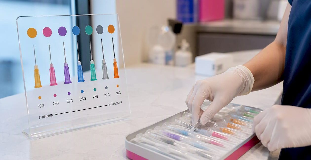 Needle gauge chart: clinical reference for licensed practitioners