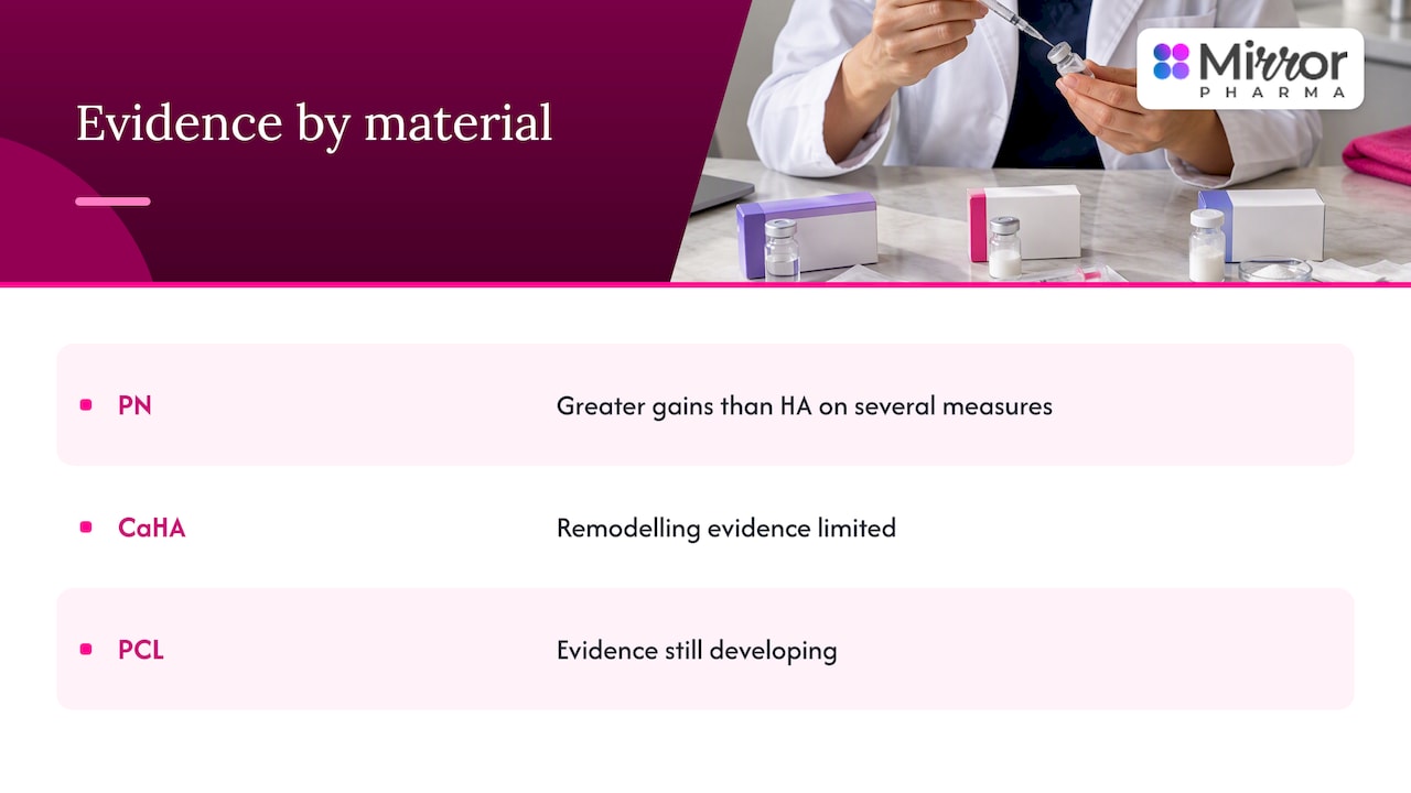 Clinical evidence and outcomes: what the trials and reviews show — overview diagram