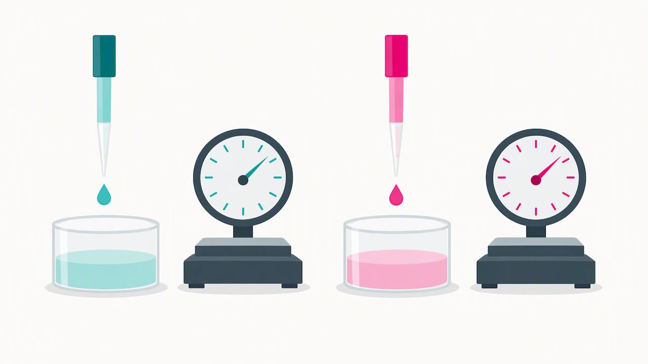 Separate assay scales with no unit conversion